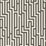 GP & J Baker Fretwork Charcoal Wallpaper Sample BW45007.6.0