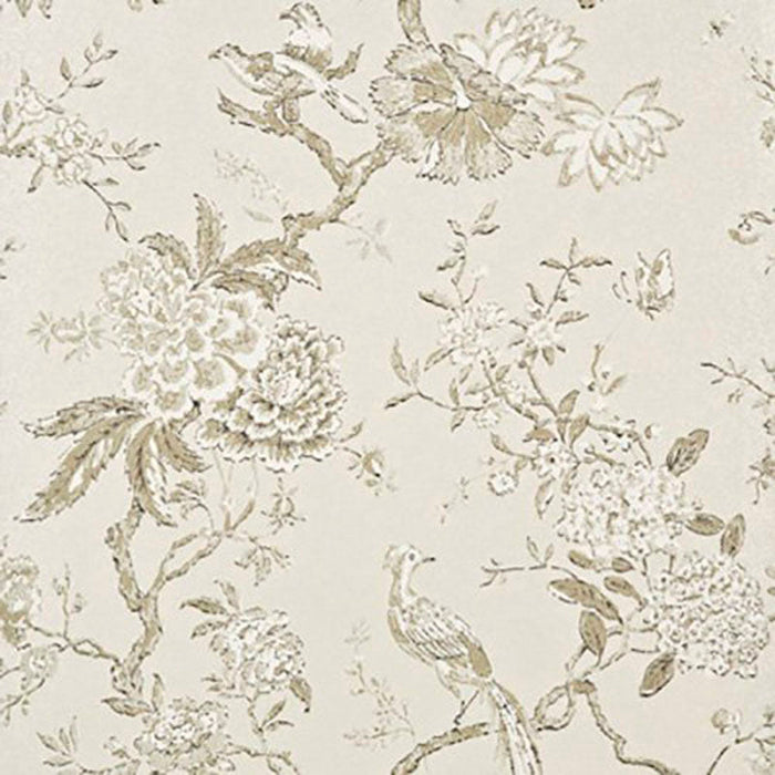 GP & J Baker Oriental Bird Ivory Wallpaper Sample BW45029.1.0