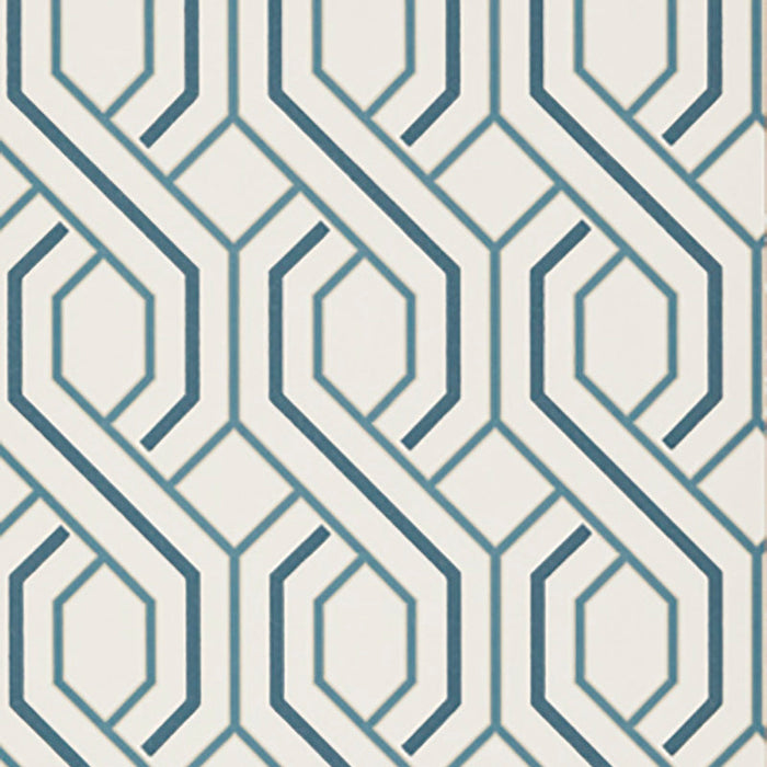 GP & J Baker Parterre Indigo Wallpaper Sample BW45081.2.0