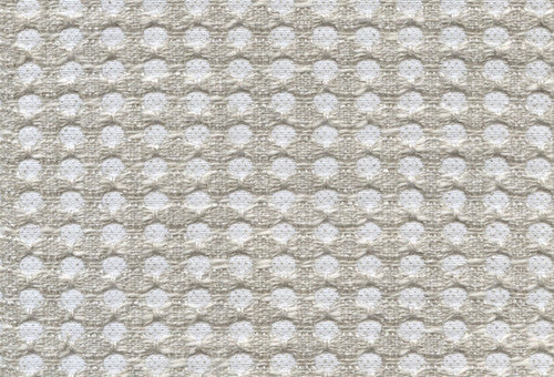 Calvin Cane Texture White Fabric 12206