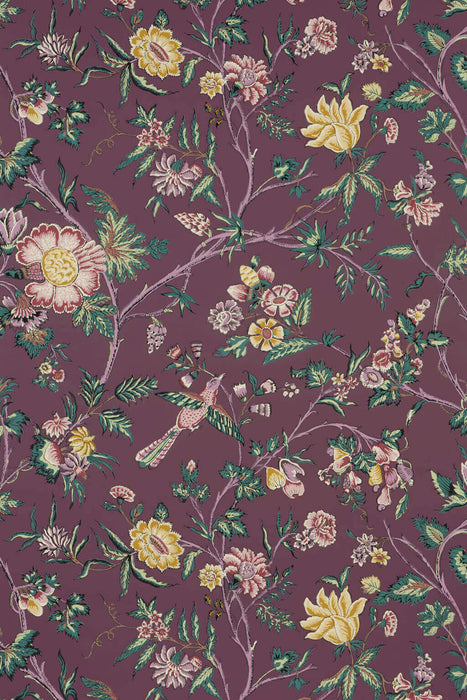 Le Manach L'Arbre Indien Prune Wallpaper Sample LP103004