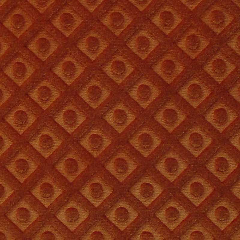 Colony Argo Trellis Paprika Fabric Sample CL 000936434