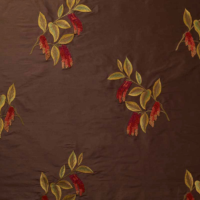 Marvic Textiles Corylus Magenta/Chocolate Fabric 4470-5