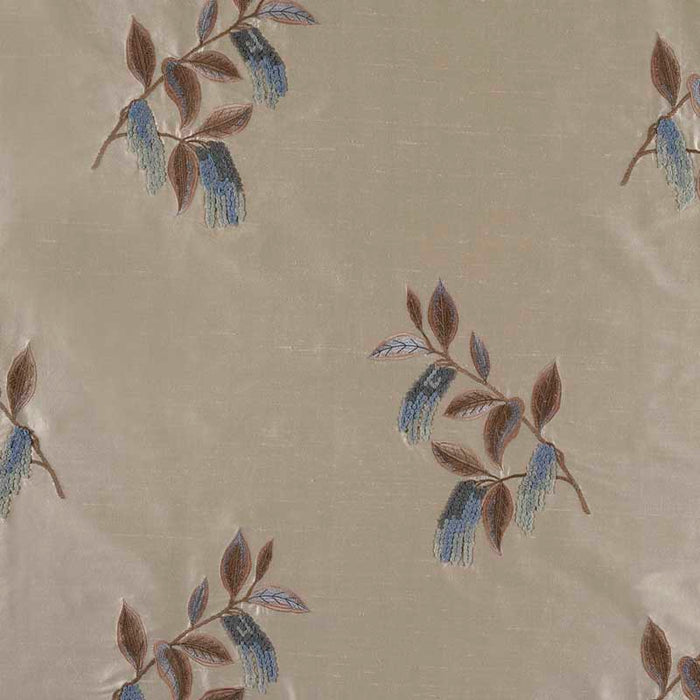 Marvic Textiles Corylus Duck Egg/Fawn Fabric Sample 4470-3