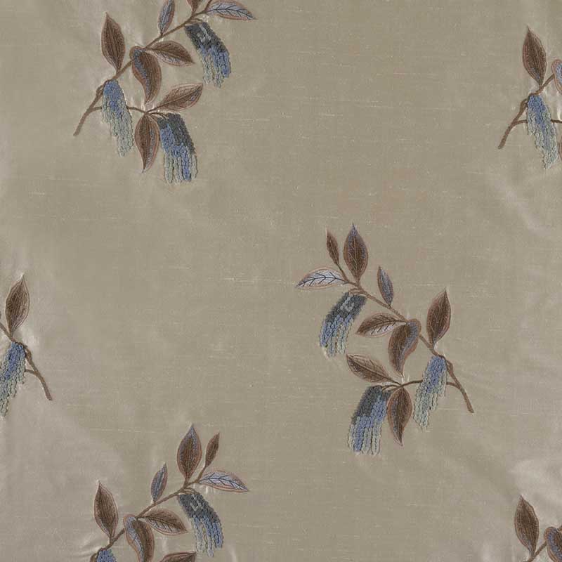 Marvic Textiles Corylus Duck Egg/Fawn Fabric 4470-3