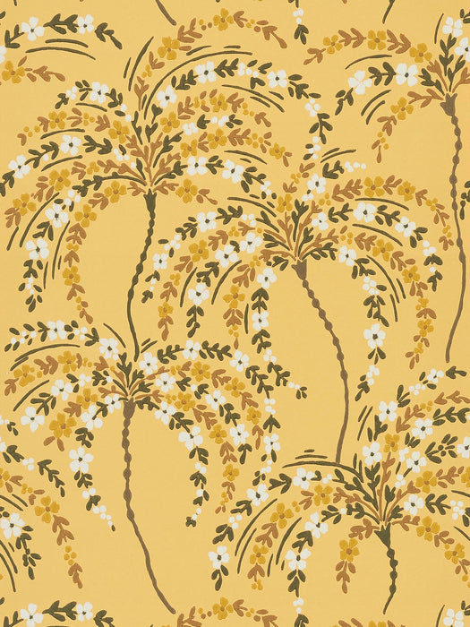 Pierre Frey La Palmeraie Caramel Wallpaper FP858002