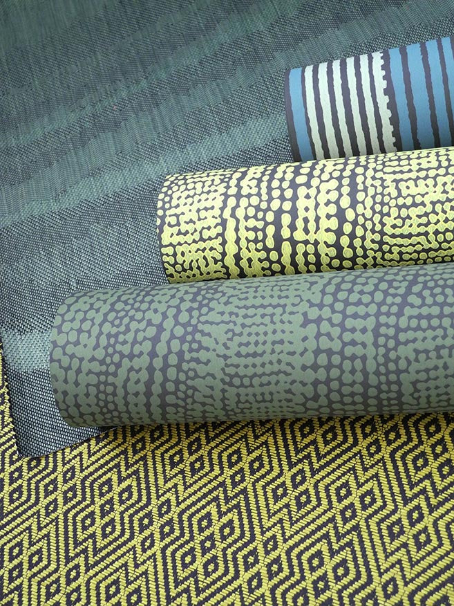 Pierre Frey Djembe Citron Wallpaper Sample FP348005