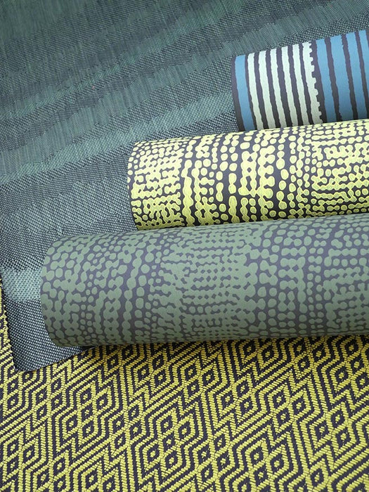 Pierre Frey Djembe Citron Wallpaper Sample FP348005