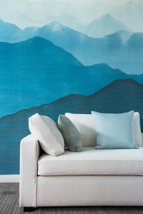 Pierre Frey Yunnan Bleu Terrestre Wallpaper FP474001