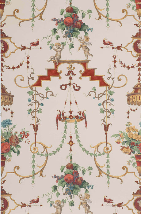 Boussac Marly Rust Wallpaper W4566002