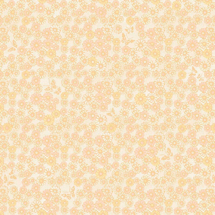 Galbraith & Paul Daisy Melon Wallpaper Sample