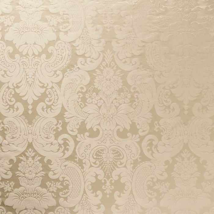 Marvic Textiles Damask Vittorio Ivory Fabric Sample 5010-1