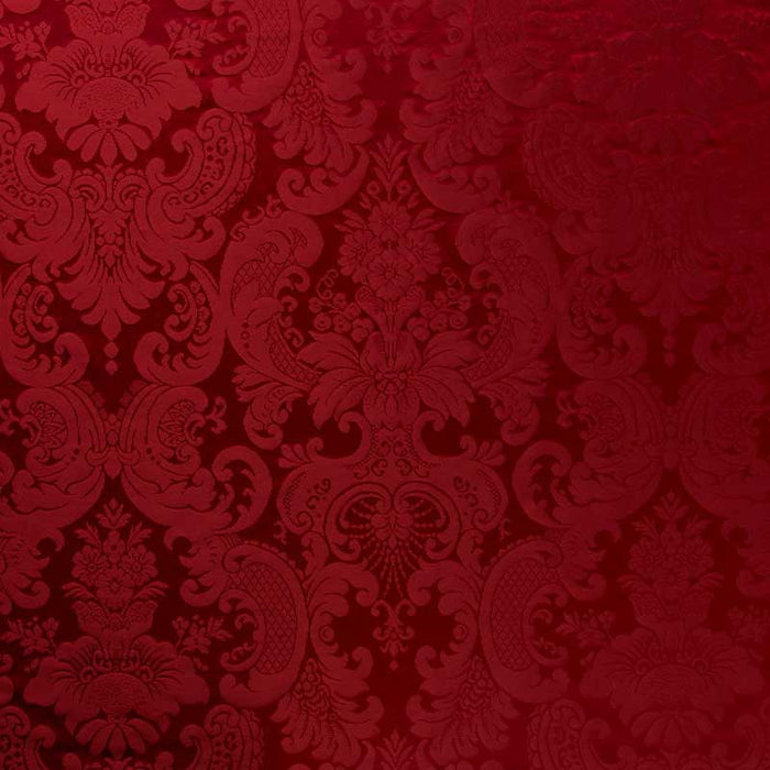 Marvic Textiles Damask Vittorio Red Fabric 5010-3