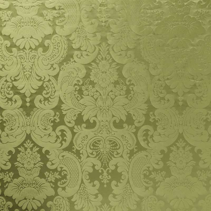 Marvic Textiles Damask Vittorio Green Fabric Sample 5010-4