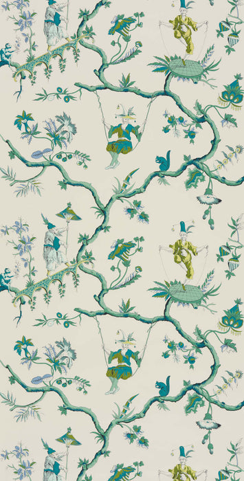 Le Manach Mikado Aqua Wallpaper LP112003