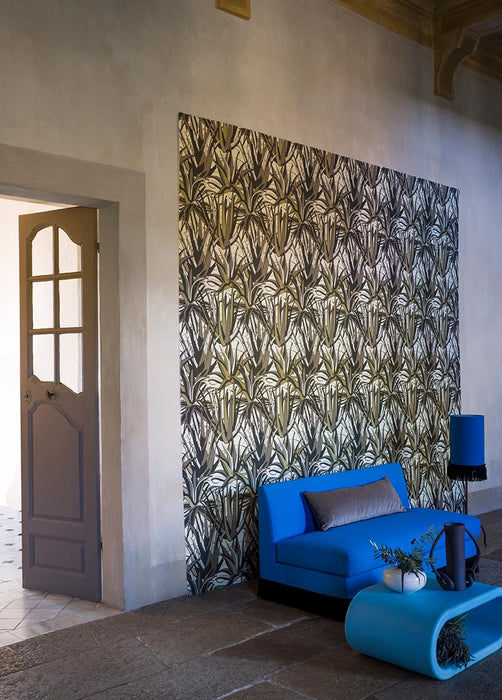 Pierre Frey Agaves Fusain Wallpaper FP785001