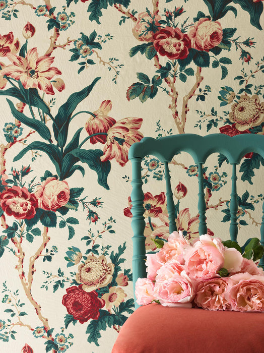 Braquenie Imperatrice Eugenie Noir Wallpaper Sample BP319003