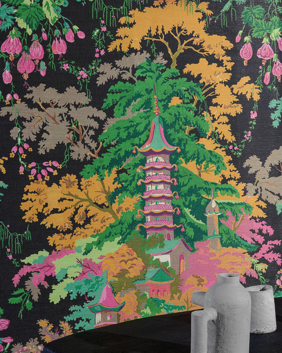 Pierre Frey Jardins Japonais Jour Wallpaper Sample FP965001