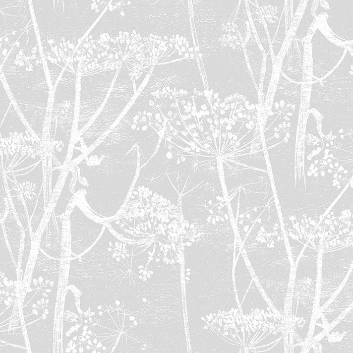 Cole & Son Cow Parsley Soft Grey Fabric Sample F111/5021.CS.0