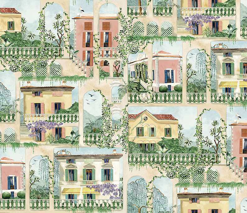 Osborne & Little Villa Como 1 Fabric F7773-01