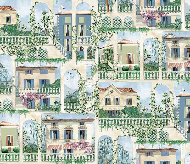 Osborne & Little Villa Como 2 Fabric F7773-02