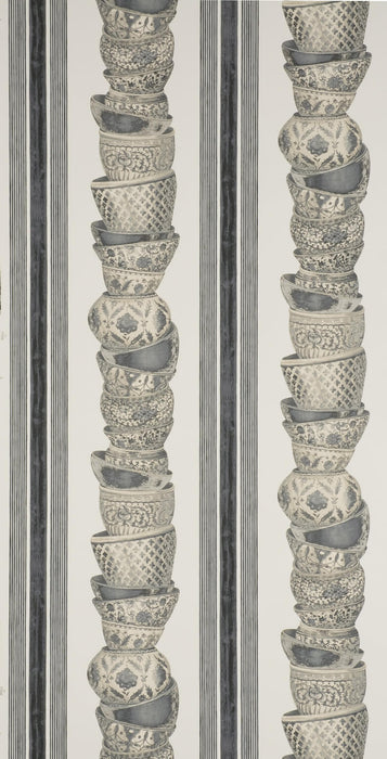 Pierre Frey Ming Pewter Wallpaper Sample FP197001