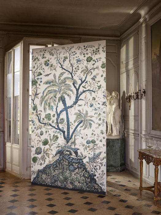 Braquenie Voile De Genes Emeraude Wallpaper BP350001