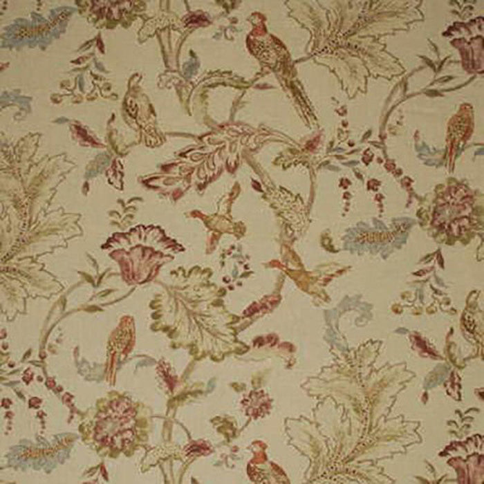 Mulberry Home Early Birds Natural Fabric Sample FD241.K101.0