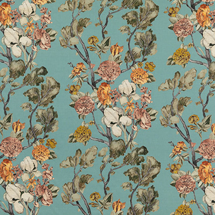 Mulberry Home Wild Side Teal Fabric Sample FD304.R122.0