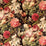 Mulberry Home Floral Pompadour Velvet Red/Plum Fabric Sample FD315.V54.0