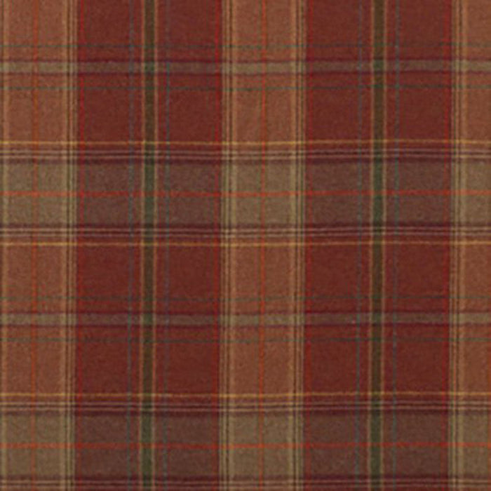 Mulberry Home Shetland Plaid Russet Fabric Sample FD344.V55.0