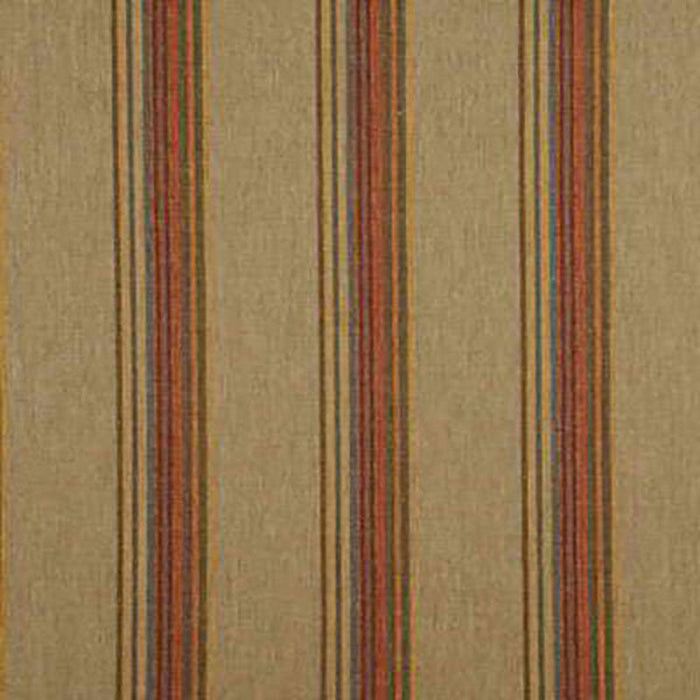 Mulberry Home Twelve Bar Stripe Sage/Sand/Wine Fabric Sample FD614.S114.0