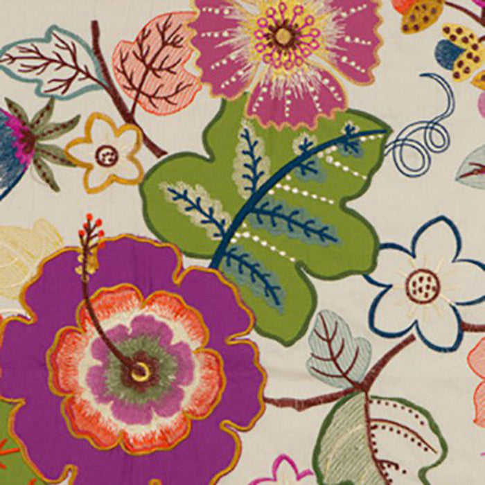 GP & J Baker Exotic Garden Multi Fabric Sample FD712.Y101.0