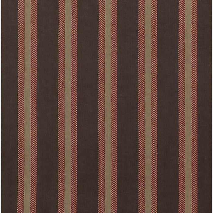 Mulberry Home Chester Stripe Woodsmoke/Russet Fabric Sample FD760.A132.0