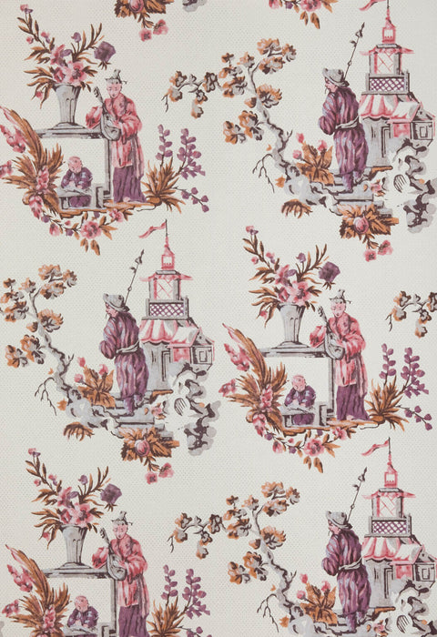 Braquenie Canton Rose Wallpaper BP302003