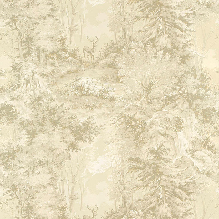 Mulberry Home Torridon Charcoal Wallpaper Sample FG076.A101.0