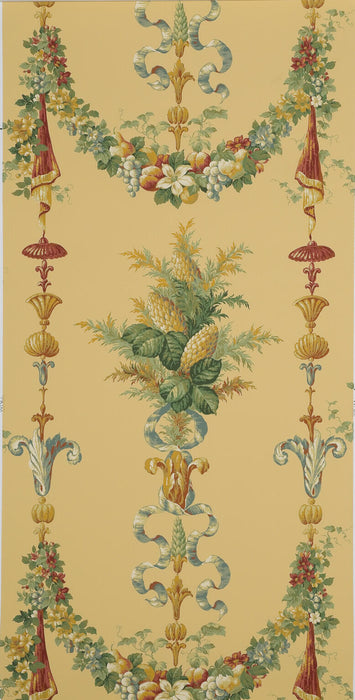 Boussac Chateaubriand Gold Wallpaper W4671A02