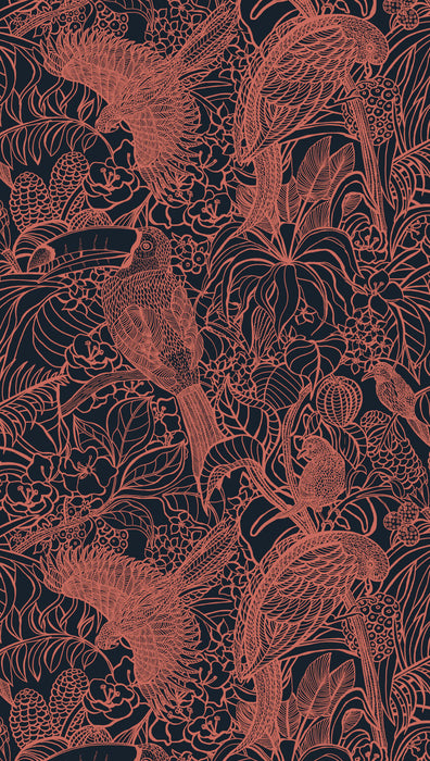 Pierre Frey Costa Rica Corail Wallpaper Sample FP440004