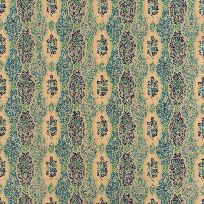 Le Manach Batik Raisin Vert Fabric L3673101