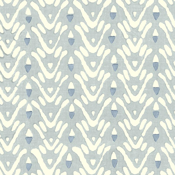 Galbraith & Paul Bell Flower Dolphin Wallpaper Sample