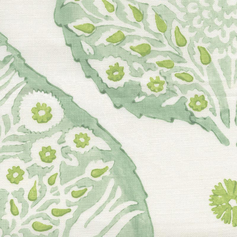 Galbraith & Paul Lotus Light Seafoam Fabric Sample