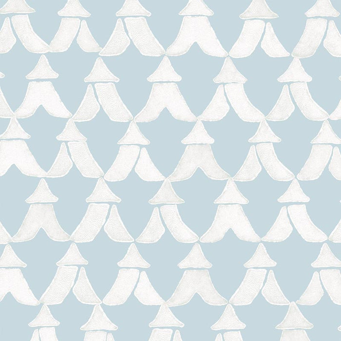 Galbraith & Paul Tents Harbor/bright White Wallpaper Sample