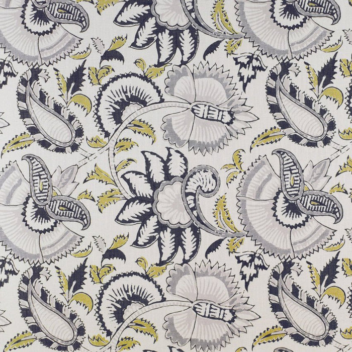 Gaston Y Daniela Orlando Gris/Amarill Fabric Sample GDT5133.002.0