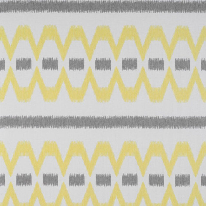 Gaston Y Daniela Lampedusa Gris/Amarillo Fabric Sample GDT5316.001.0