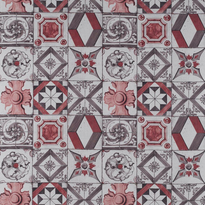 Gaston Y Daniela Trastevere Rojo/Marron Fabric Sample GDT5332.001.0