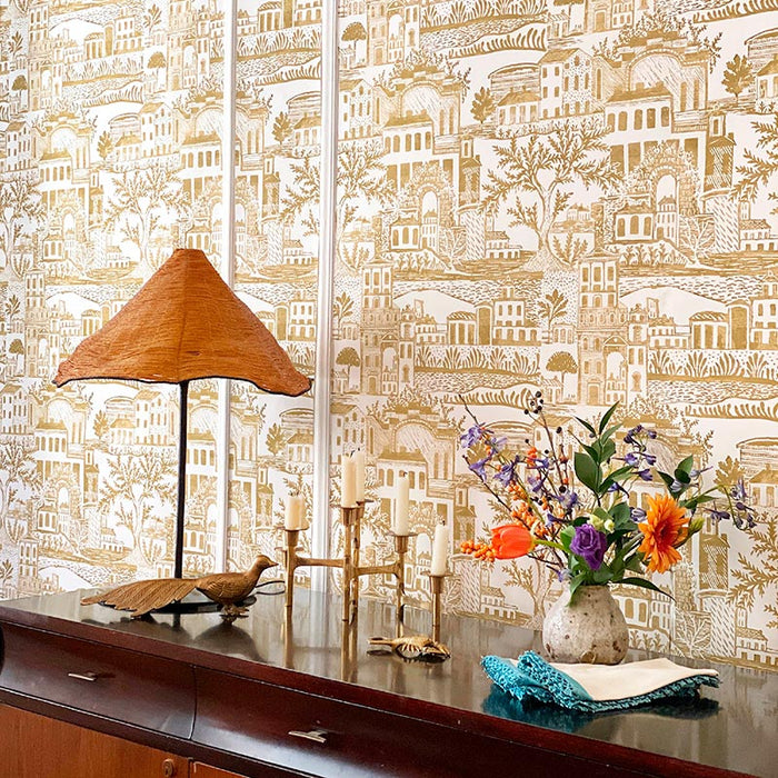 Galbraith & Paul Granada Honey Wallpaper Sample