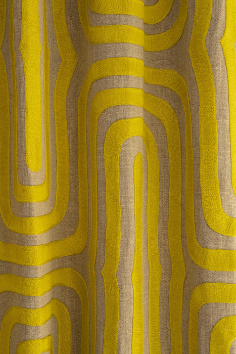 Pierre Frey Alexander Jaune Fabric F3511002