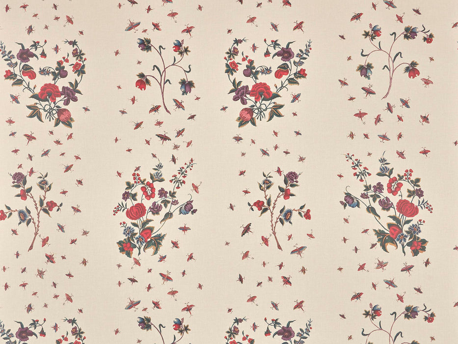 Braquenie La Voliere Aux Papillons Original Wallpaper Sample BP377001