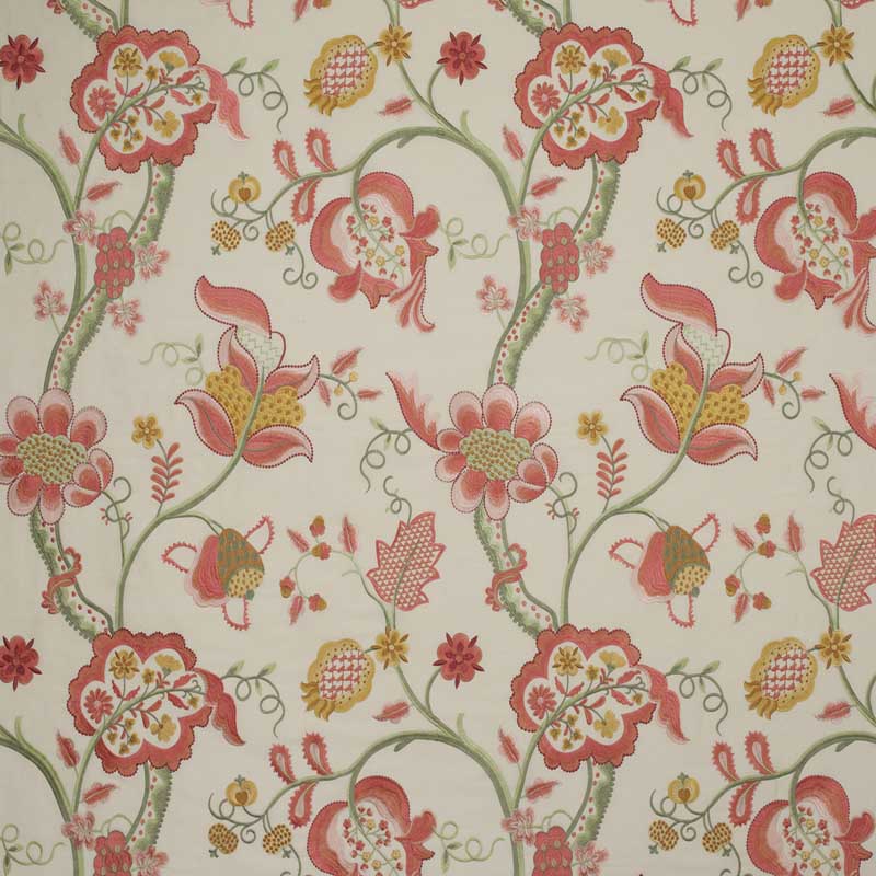 Marvic Textiles Hatfield Rose/Ivory Fabric 4472-1