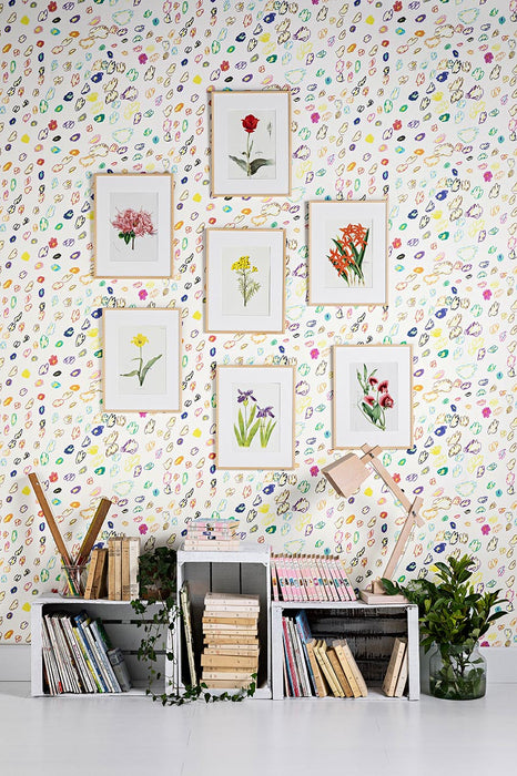 Pierre Frey Multi Fleurs Multicolore Wallpaper FP834001